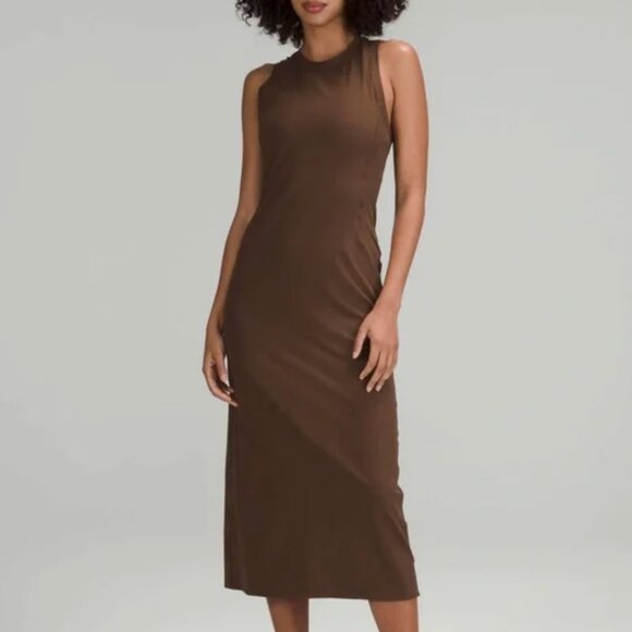 Lululemon All Aligned Ribbed Midi Dress - Picture 1 of 4